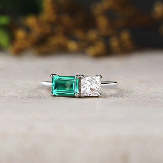 Forevermore - Two Stones Rings | You & Me Engagement Ring