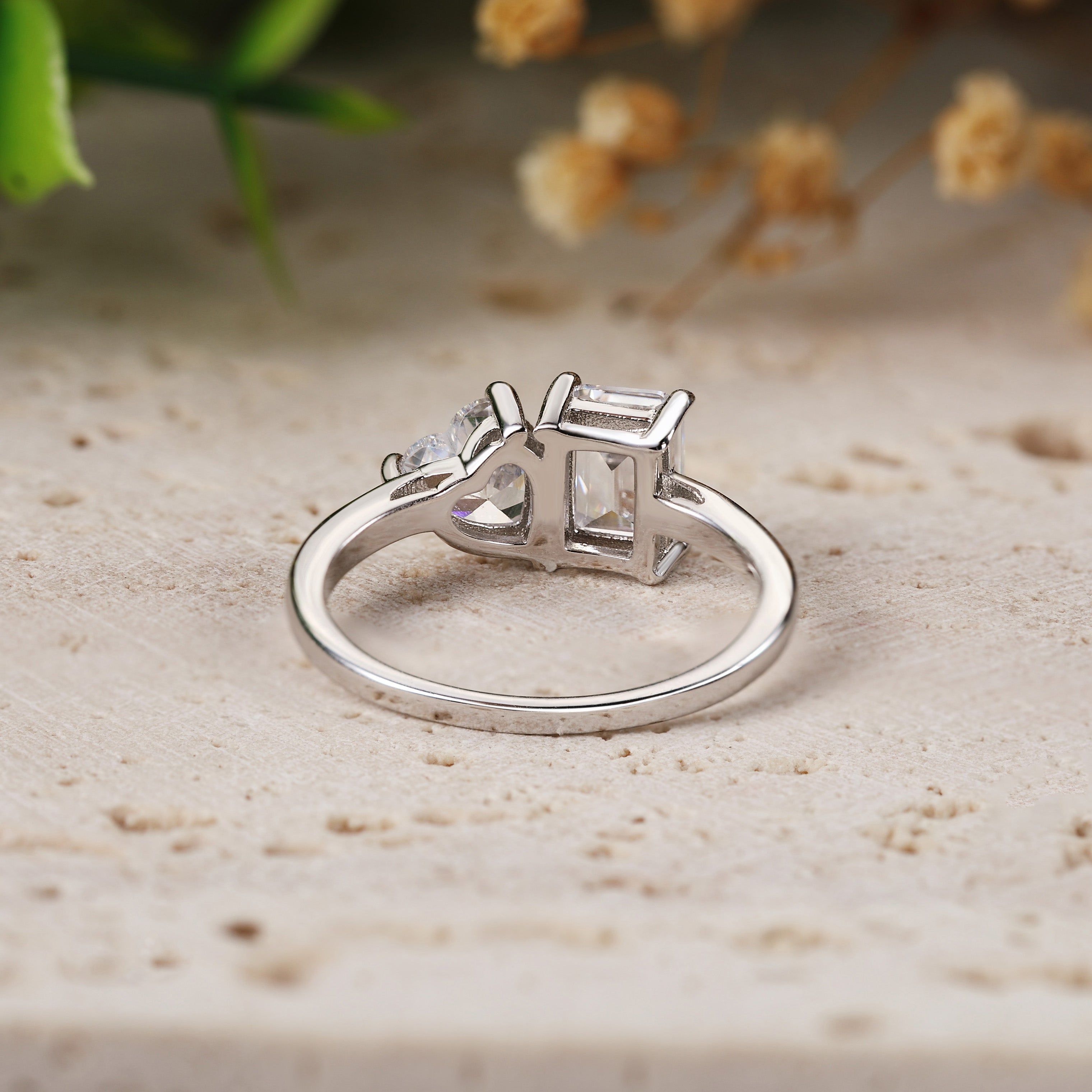 Forevermore - Two Birthstone Rings | Toi et Moi Engagement Ring