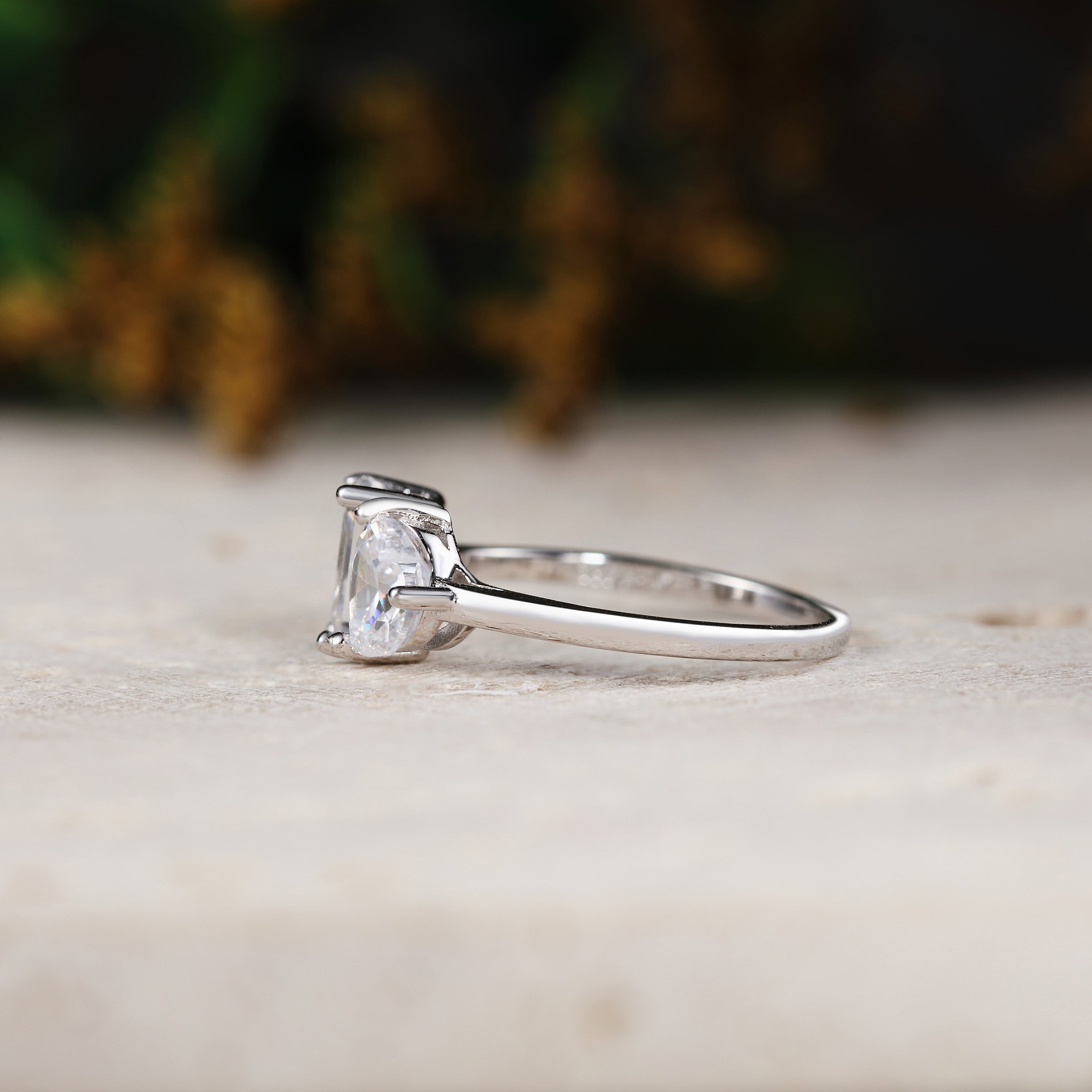 Forevermore - Two Birthstone Rings | Toi et Moi Engagement Ring