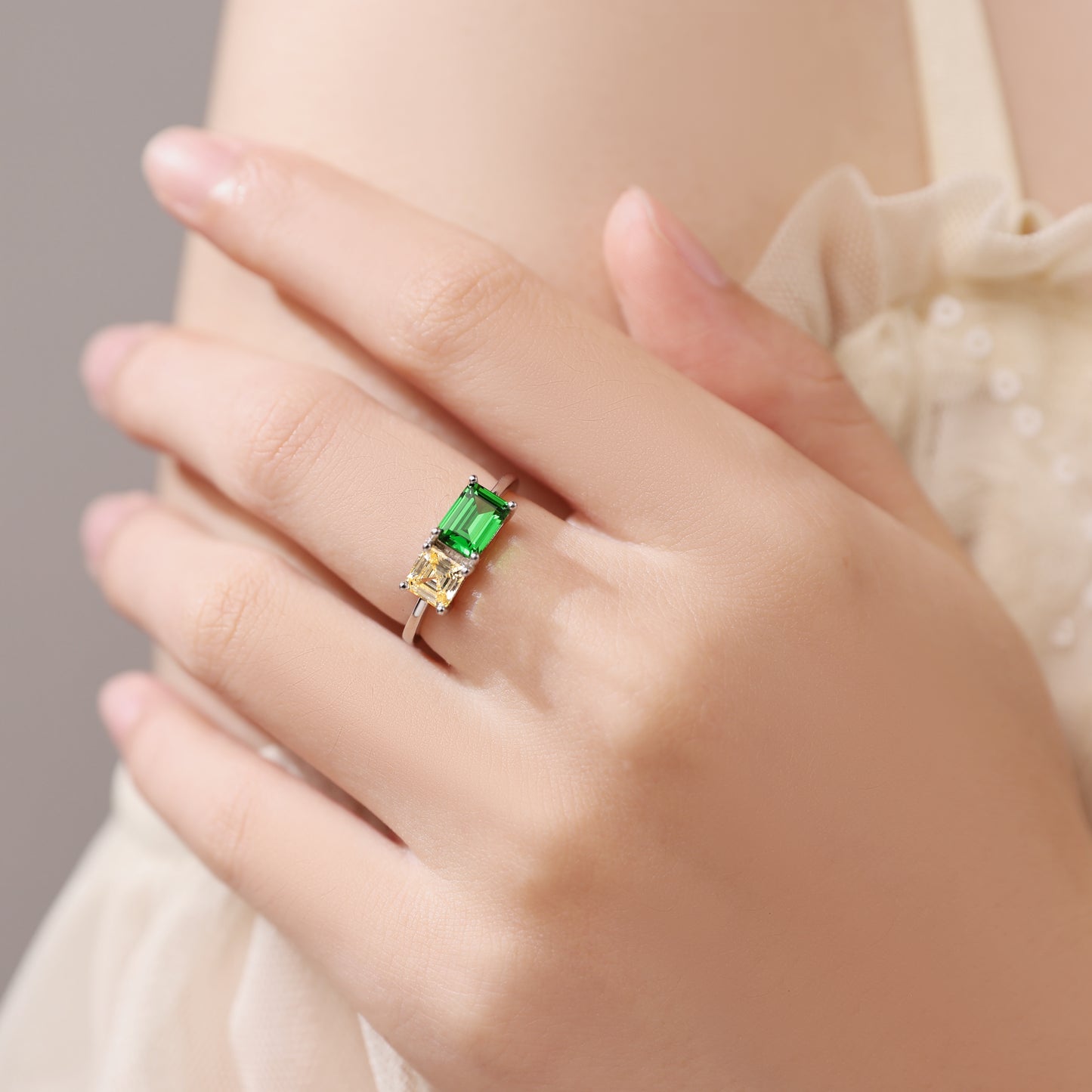 Forevermore - Two Stones Rings | You & Me Engagement Ring